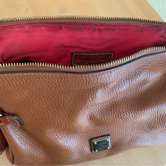 Dooney & Bourke Brown Leather Handbag - Picture 9 of 10